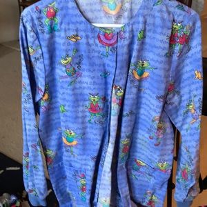Dancing Frogs Scrub Jacket